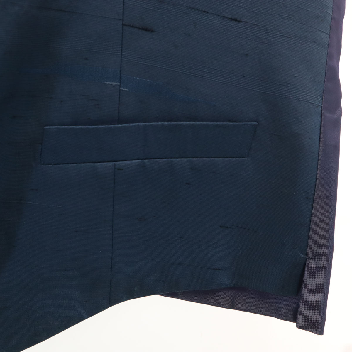 未使用 KOZO ZOOT APPAREL 日本製 シルク100％ ベスト LL ネイビー メンズ