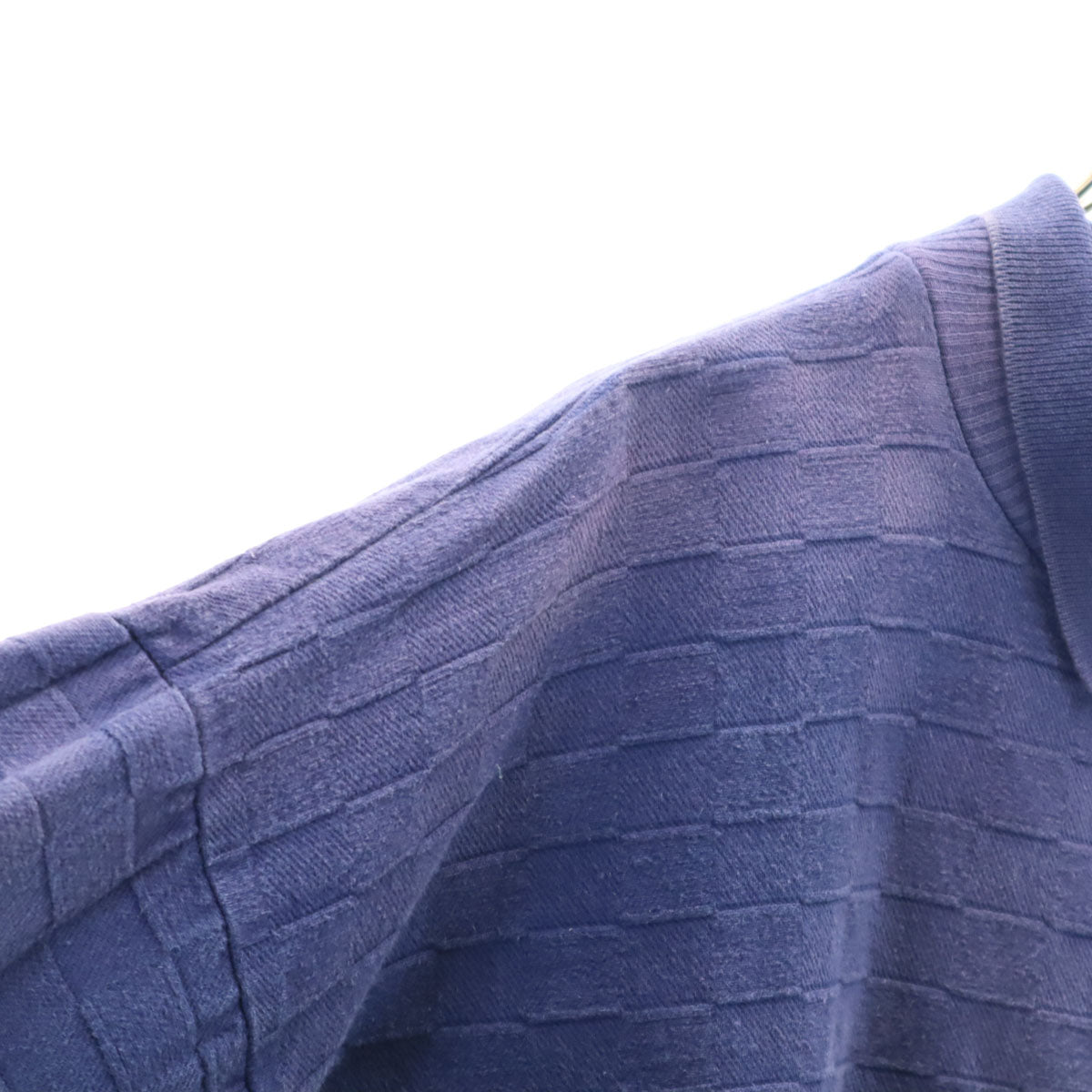 SOMERS 90s オールド ゴルフ刺繍 長袖 襟付き トレーナー M ネイビーパープル メンズ