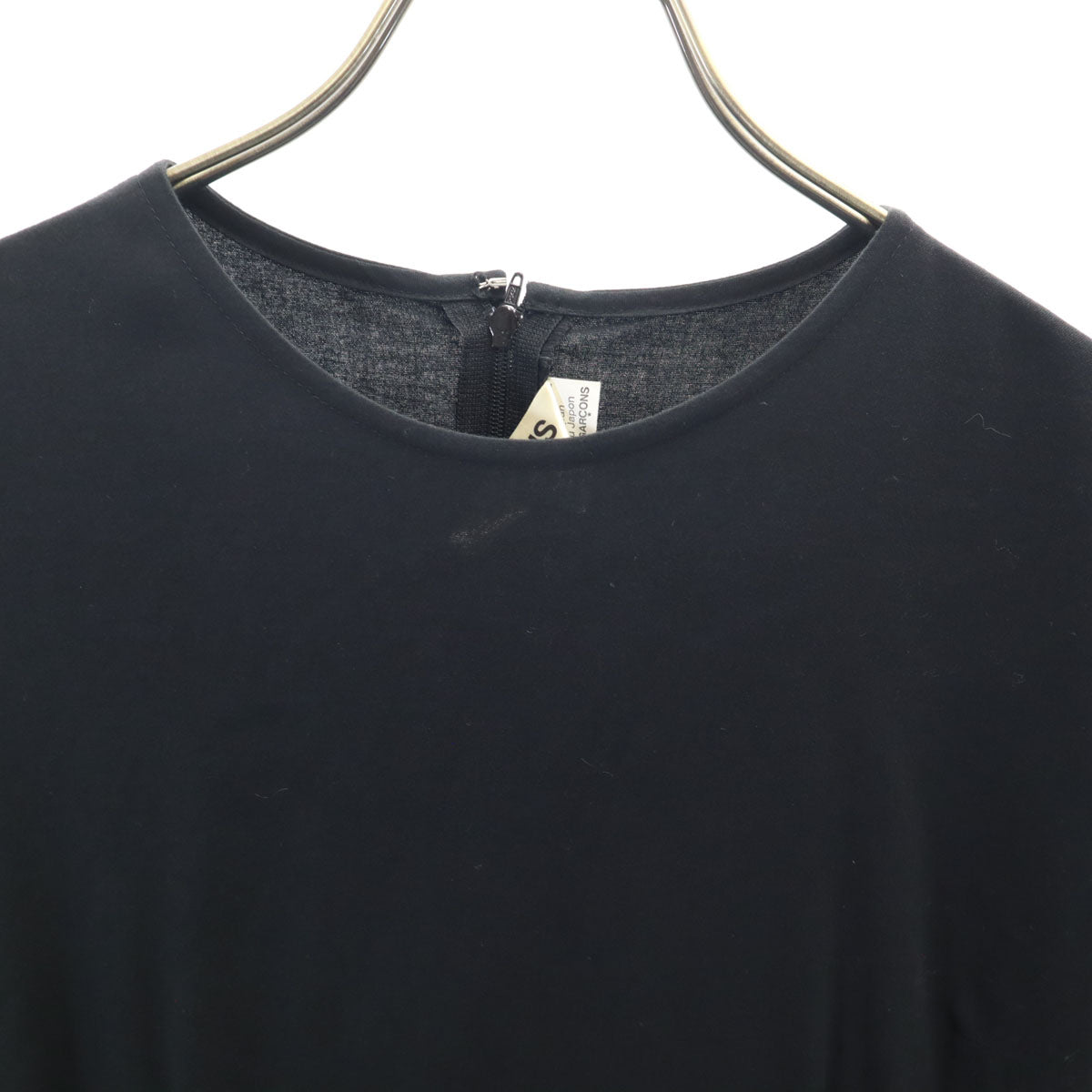 COMME des GARCONS コムデギャルソン 2014年 日本製 半袖 ワンピース S ブラック レディース
