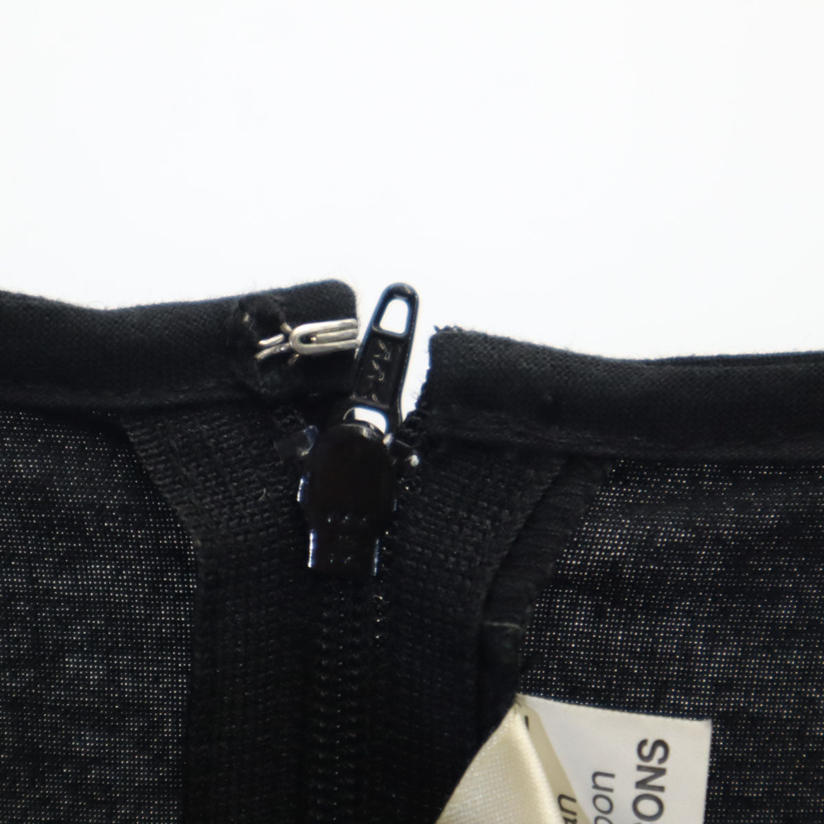 COMME des GARCONS コムデギャルソン 2014年 日本製 半袖 ワンピース S ブラック レディース