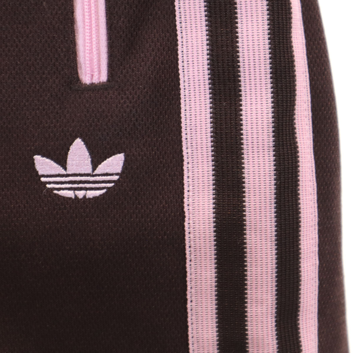adidas アディダス トレフォイルロゴ トラックジャケット 上下 セットアップ M ブラウン ジャージ レディース