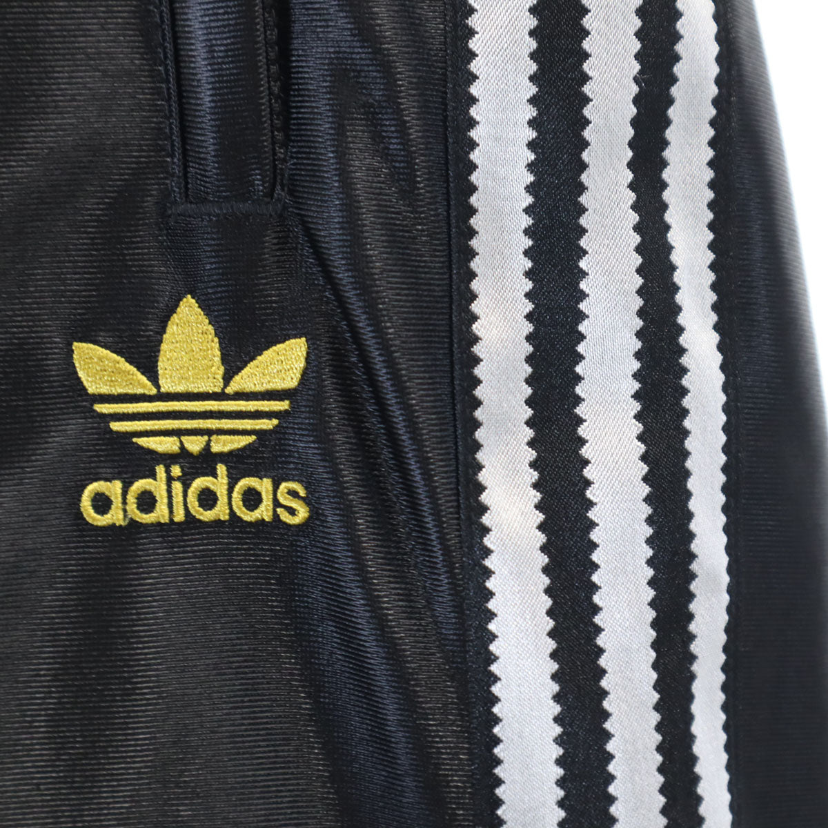 adidas アディダス トレフォイルロゴ トラックジャケット 上下 セットアップ M ブラック ジャージ メンズ