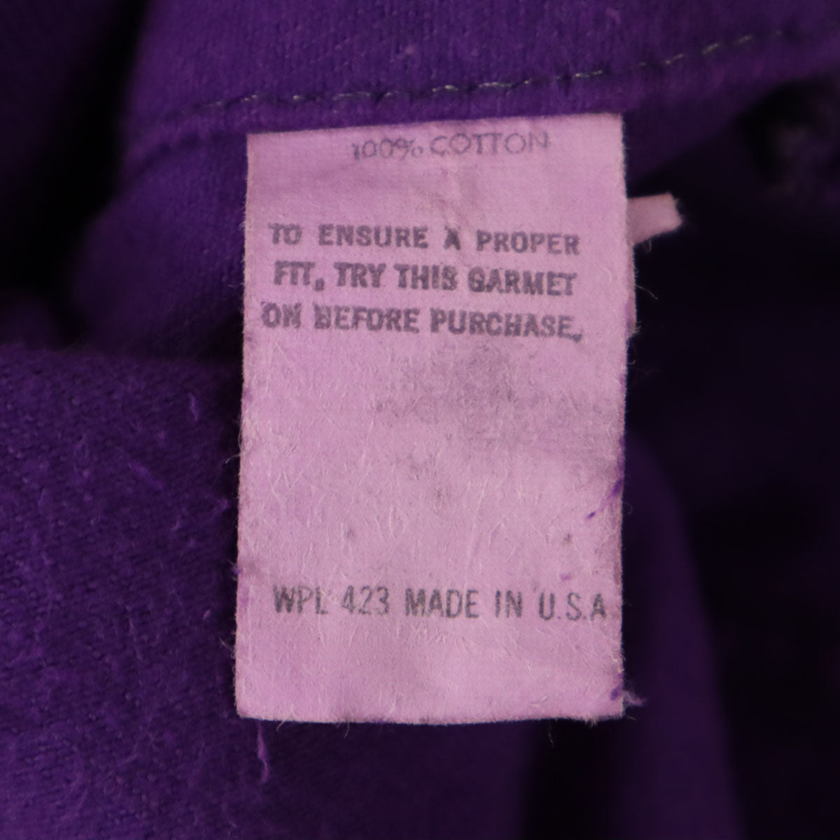 Levi's リーバイス 90s 70506-0257 USA製 カナダ製 オールド 後染め デニムジャケット 上下 セットアップ 36/W32 パープル トラッカー ジージャン メンズ