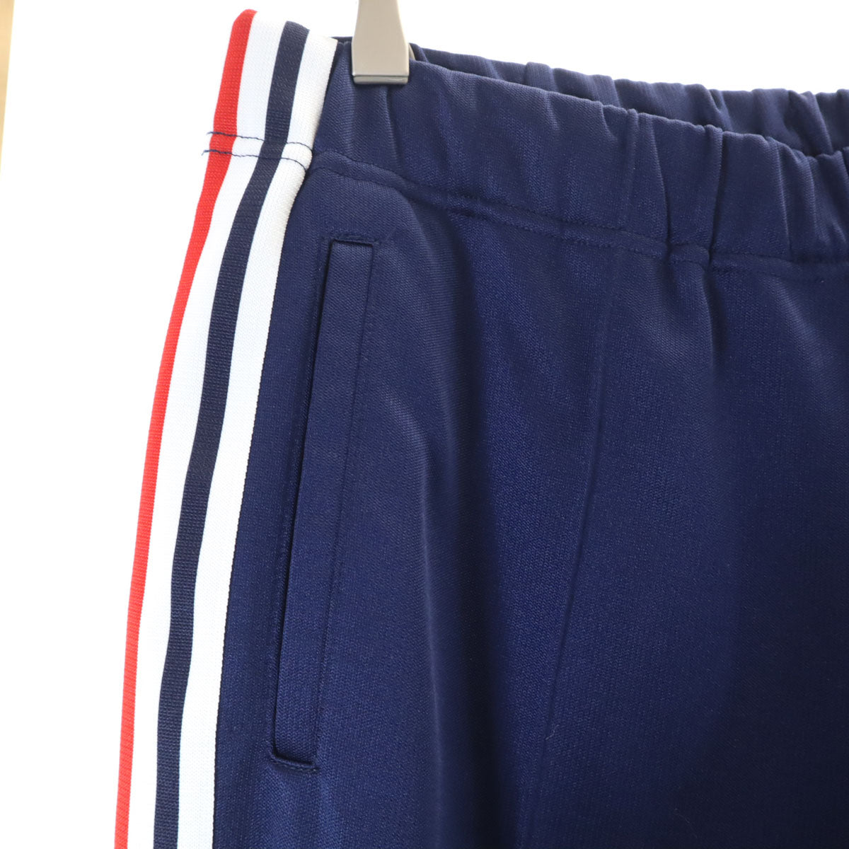 adidas アディダス 80s 日本製 ヴィンテージ トラックジャケット 上下 セットアップ O/XO ネイビー デサント メンズ