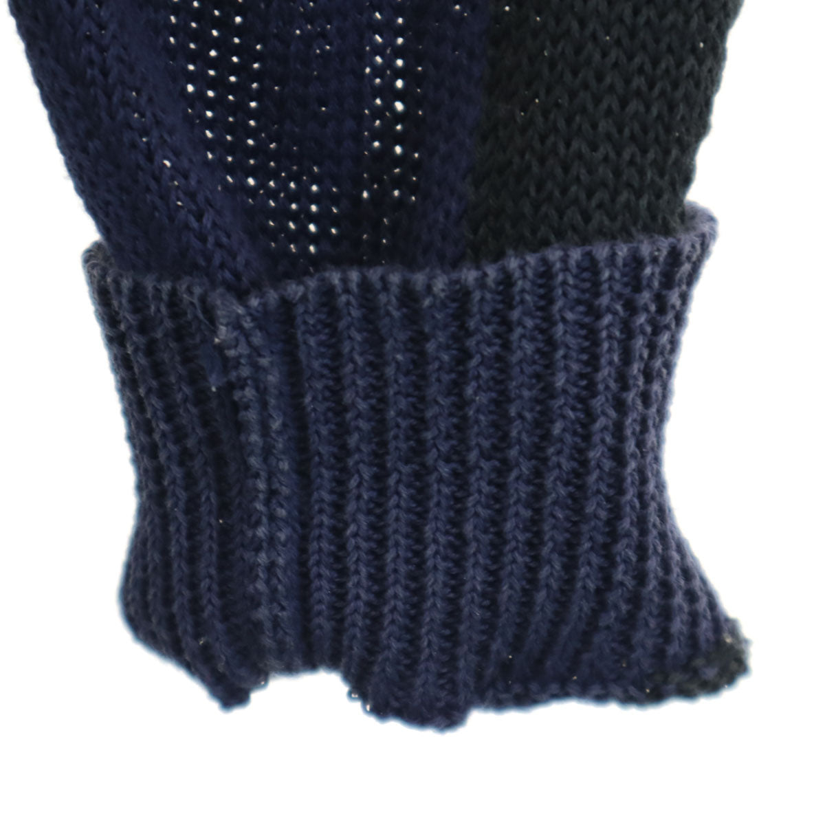 Pringle プリングル アーガイル 長袖 Vネック ニットカーディガン 38 ネイビー メンズ