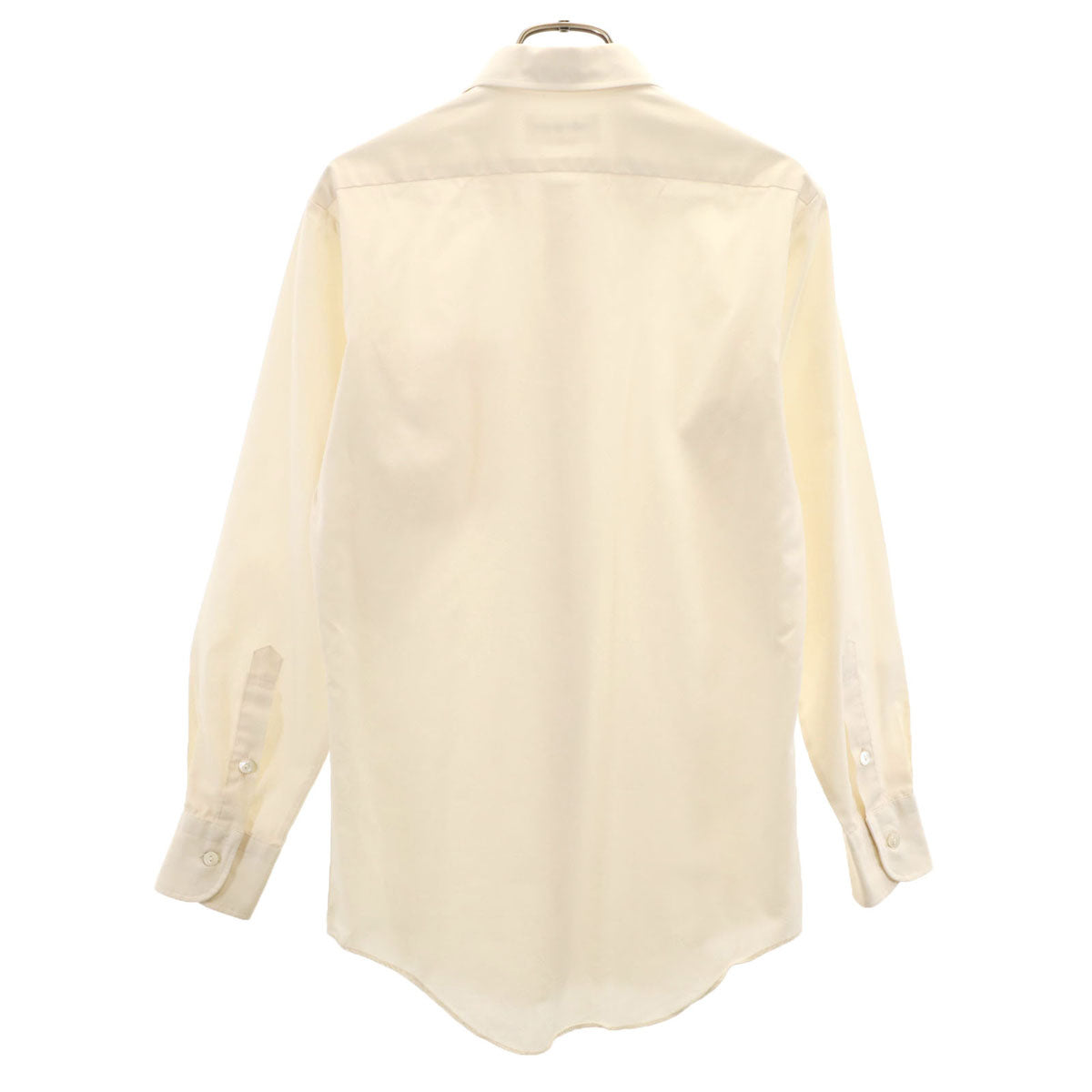 YVES SAINT LAURENT イヴサンローラン 80s 90s オールド 長袖 シャツ 36-78 アイボリー メンズ