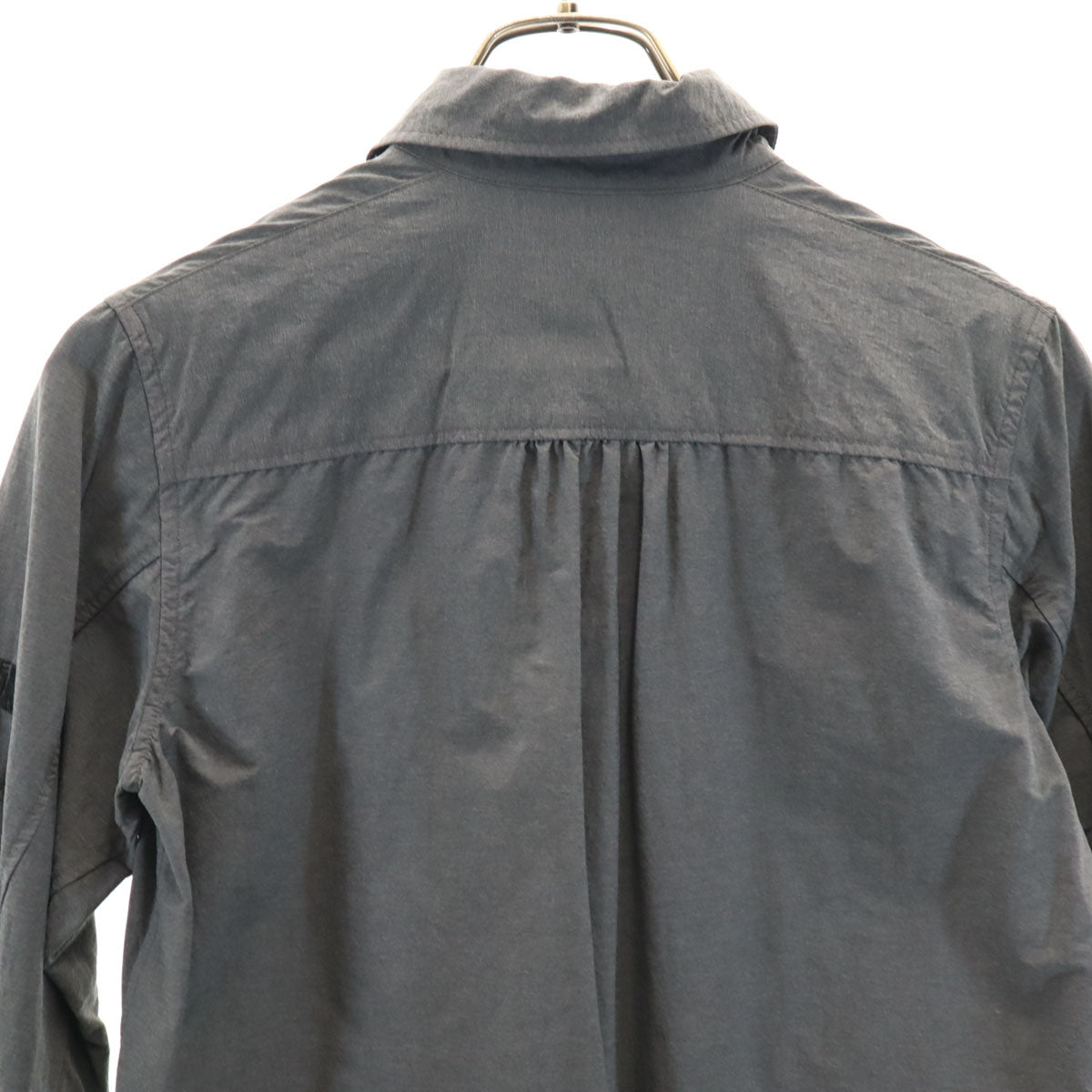 THE NORTH FACE ノースフェイス 長袖 サイエンス ムーブメント ダンガリー キャノピー シャツワンピース S チャコールグレー アウトドア NRW11762 ロールアップ袖 レディース