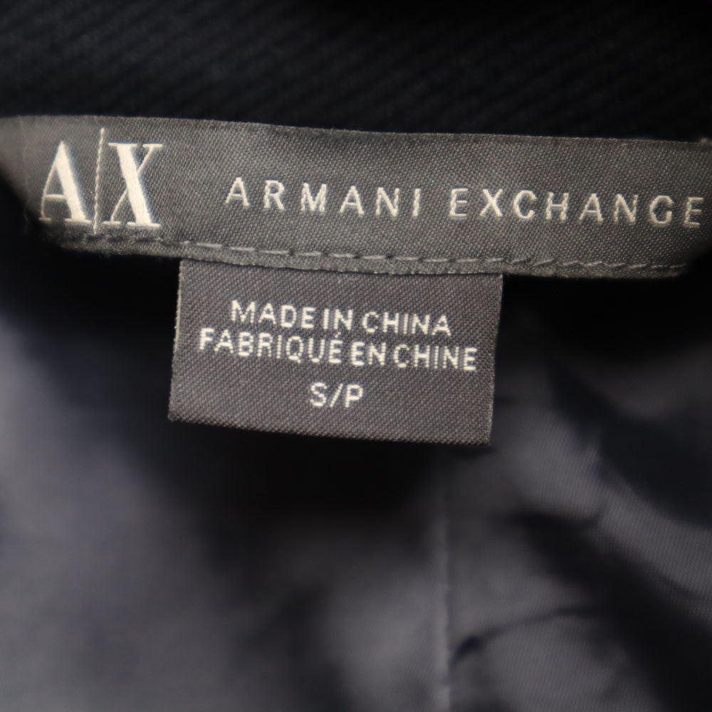 ARMANI EXCHANGE アルマーニエクスチェンジ テーラードジャケット S ネイビー ブレザー メンズ