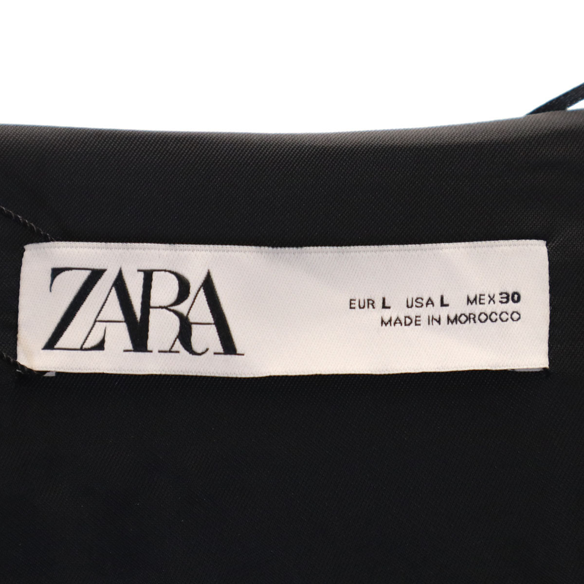 未使用 ZARA ザラ ケープ ジャケット L ブラック レディース