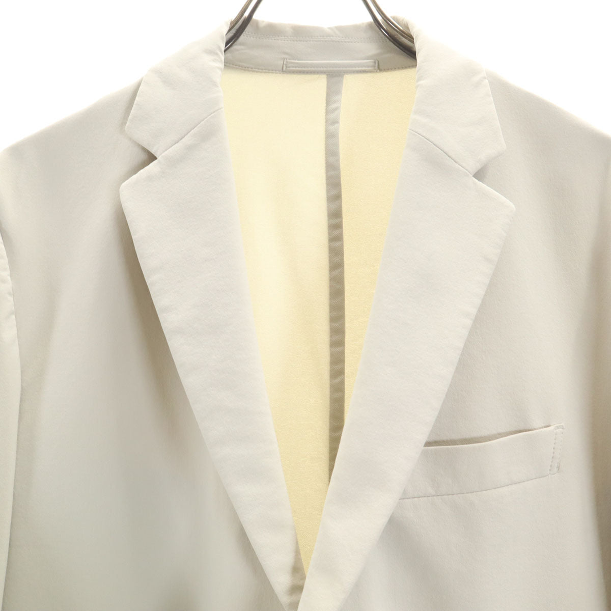 UNITED ARROWS ユナイテッドアローズ スーツ 上下 セットアップ L グレージュ ストレッチ メンズ