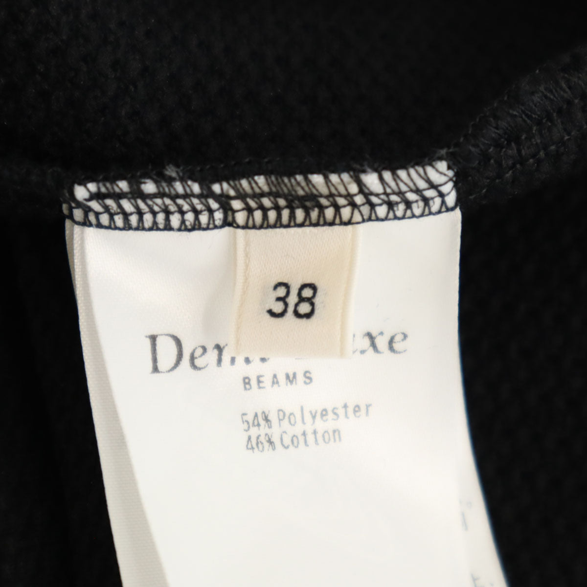 未使用 Demi-Luxe BEAMS デミルクス ビームス 鹿の子 1B テーラードジャケット 38 ネイビー アンコン レディース