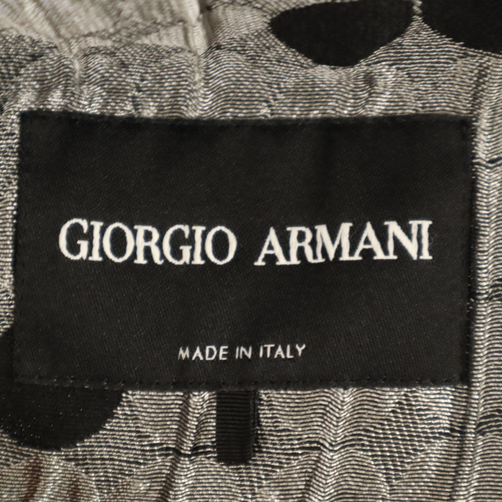 ジョルジオアルマーニ イタリア製 ジャケット 38 ブラック GIORGIO ARMANI レディース