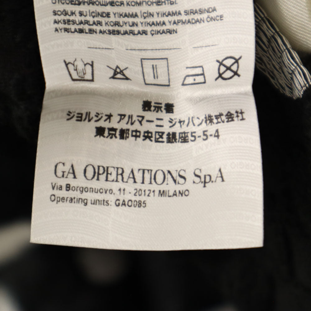 GIORGIO ARMANI ジョルジオアルマーニ イタリア製 ジャケット 38 ブラック レディース