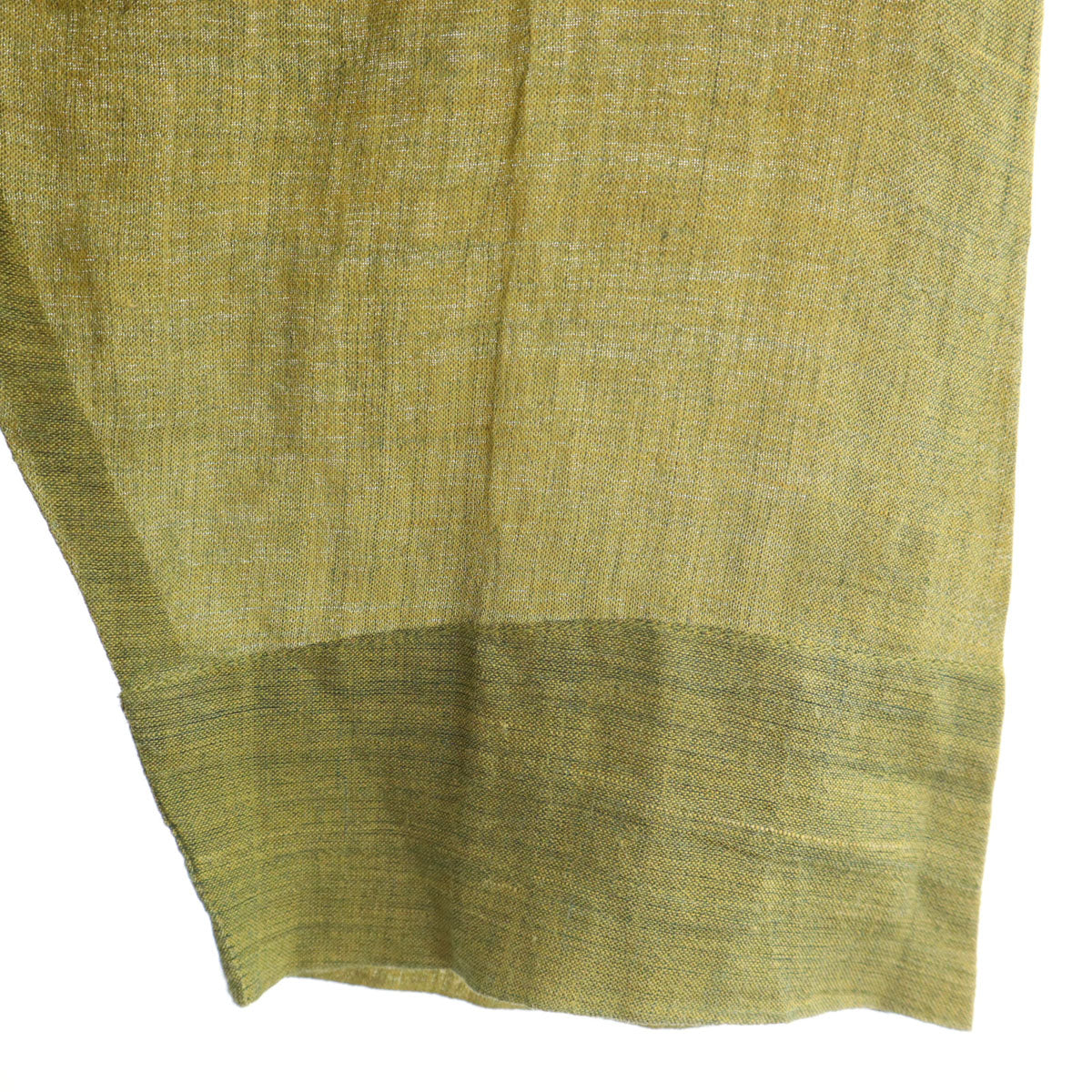 ISSEY MIYAKE イッセイミヤケ 90s 日本製 リネン オールド 長袖 カーディガン M 抹茶色 レディース