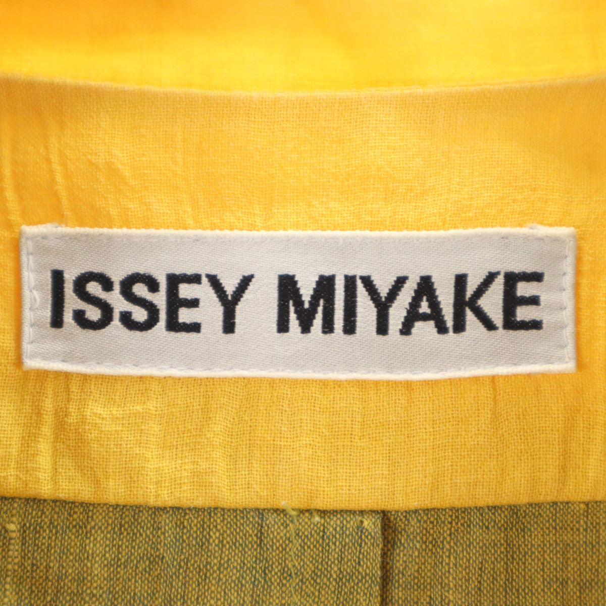 ISSEY MIYAKE イッセイミヤケ 90s 日本製 リネン オールド 長袖 カーディガン M 抹茶色 レディース