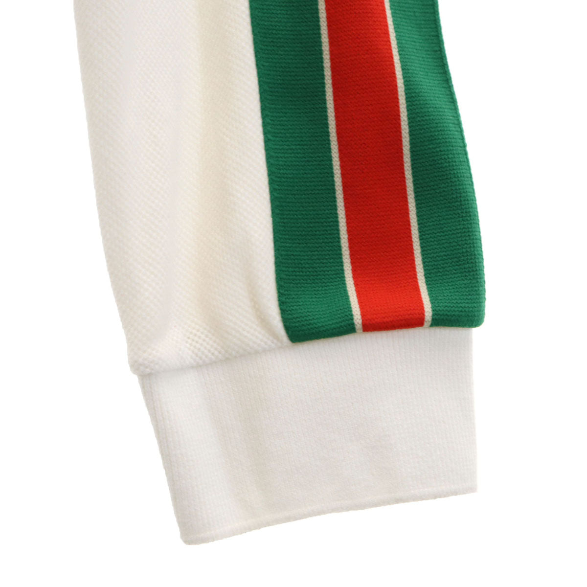 GUCCI グッチ イタリア製 長袖 ポロシャツ S ホワイト メンズ
