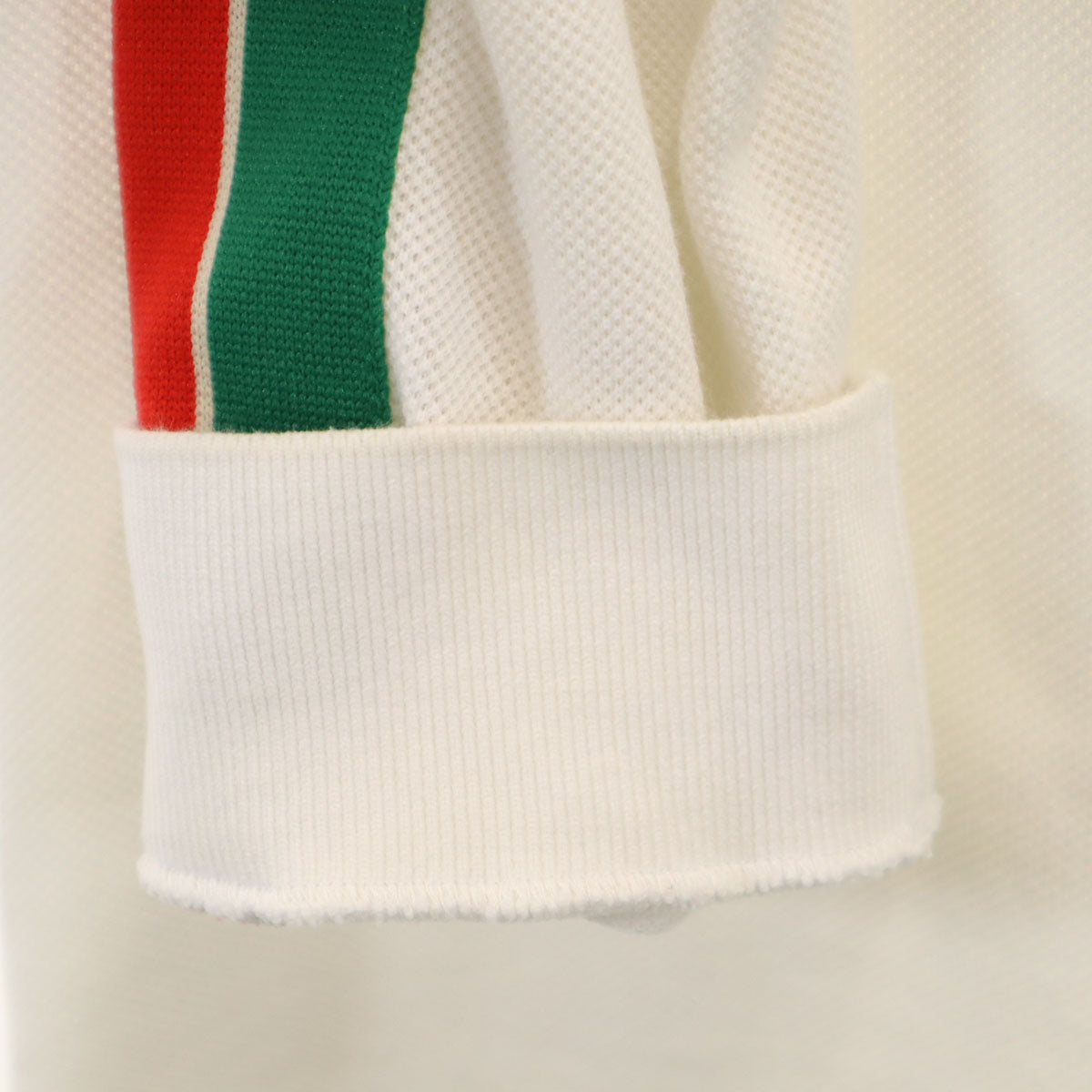 GUCCI グッチ イタリア製 長袖 ポロシャツ S ホワイト メンズ