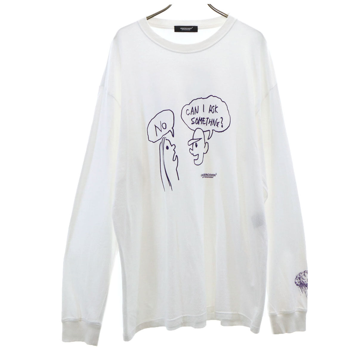 UNDERCOVER アンダーカバー 日本製 長袖 Tシャツ 4 ホワイト ロンT メンズ