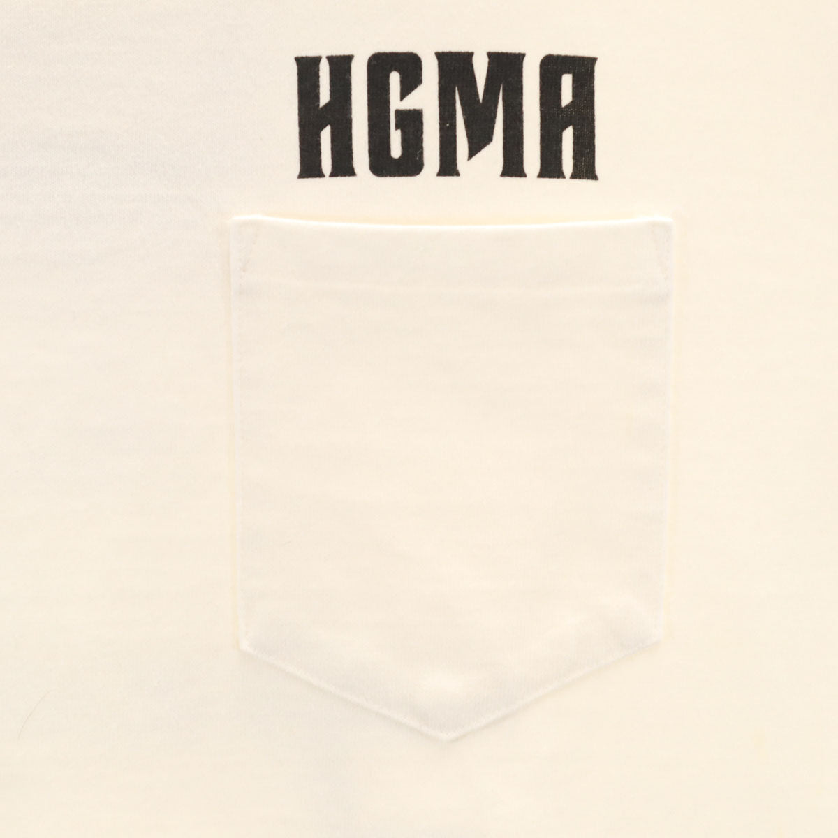 未使用 HYSTERIC GLAMOUR ヒステリックグラマー 日本製 バックプリント 長袖 モックネック Tシャツ S ホワイト ロンT メンズ