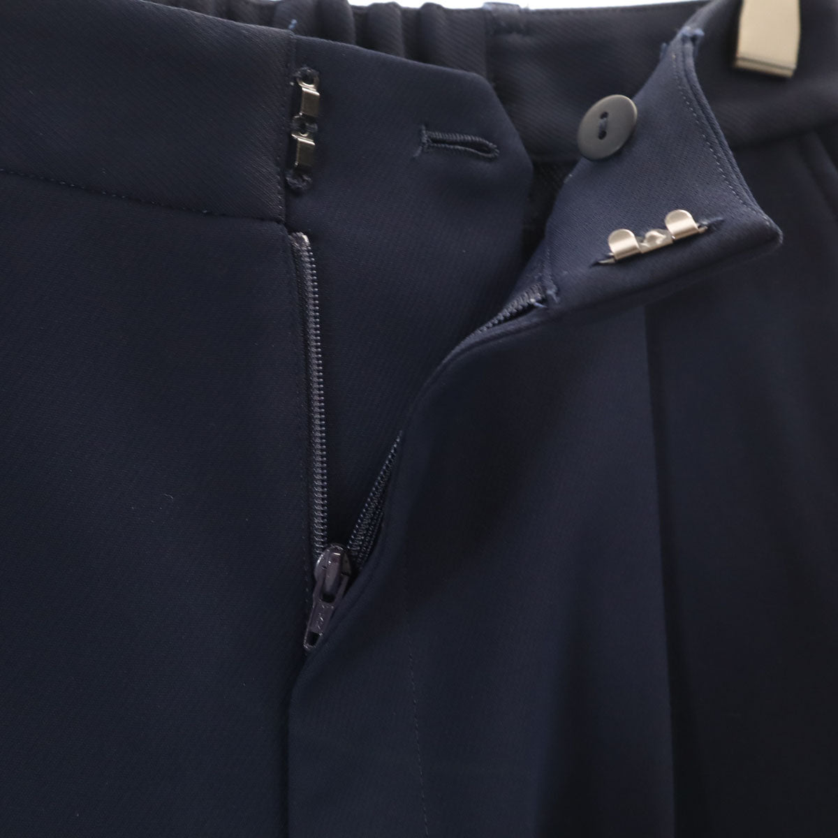nano universe ナノユニバース パンツスーツ 上下 セットアップ S/M ネイビー レディース