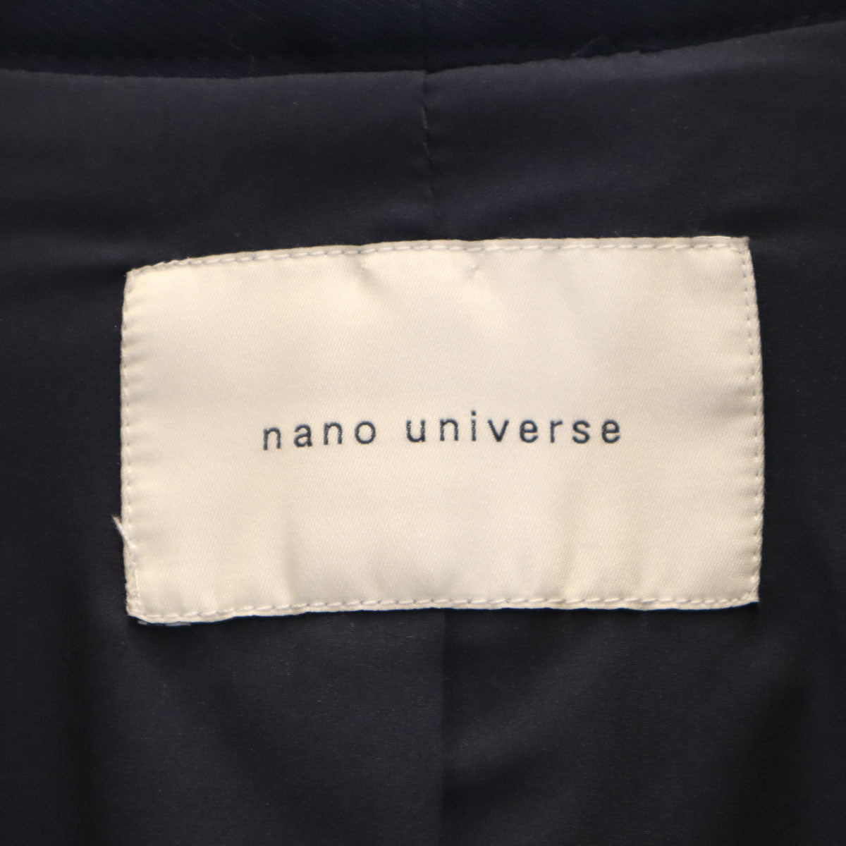 nano universe ナノユニバース パンツスーツ 上下 セットアップ S/M ネイビー レディース