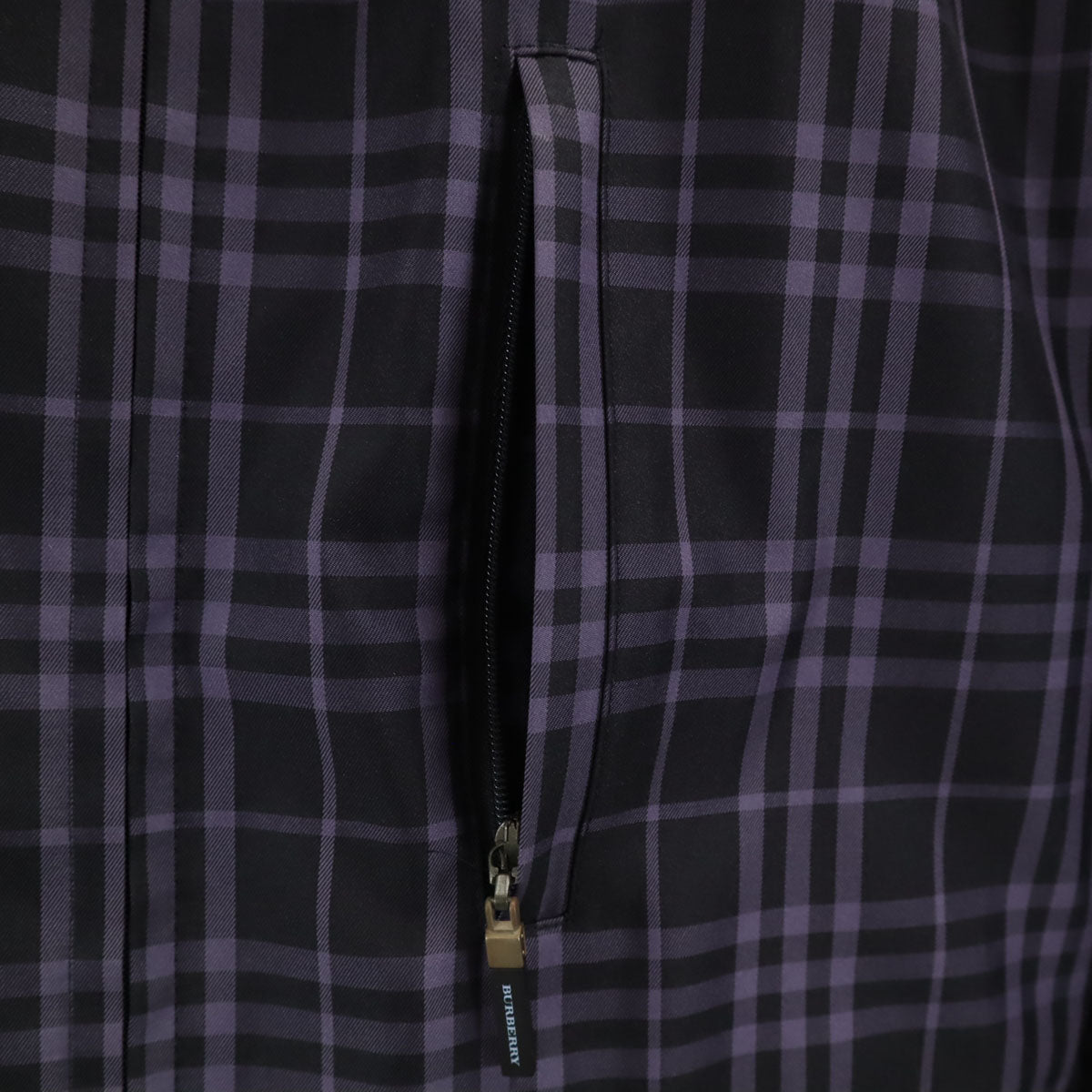 美品 BURBERRY LONDON バーバリーロンドン チェック柄 ブルゾン 11 ブラック 三陽商会 ジャケット レディース