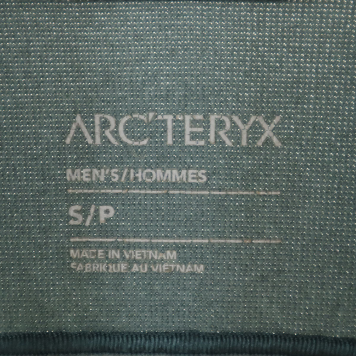 ARC'TERYX アークテリクス 長袖 ハーフジップ ウェア S グリーングレー系 アウトドア メンズ