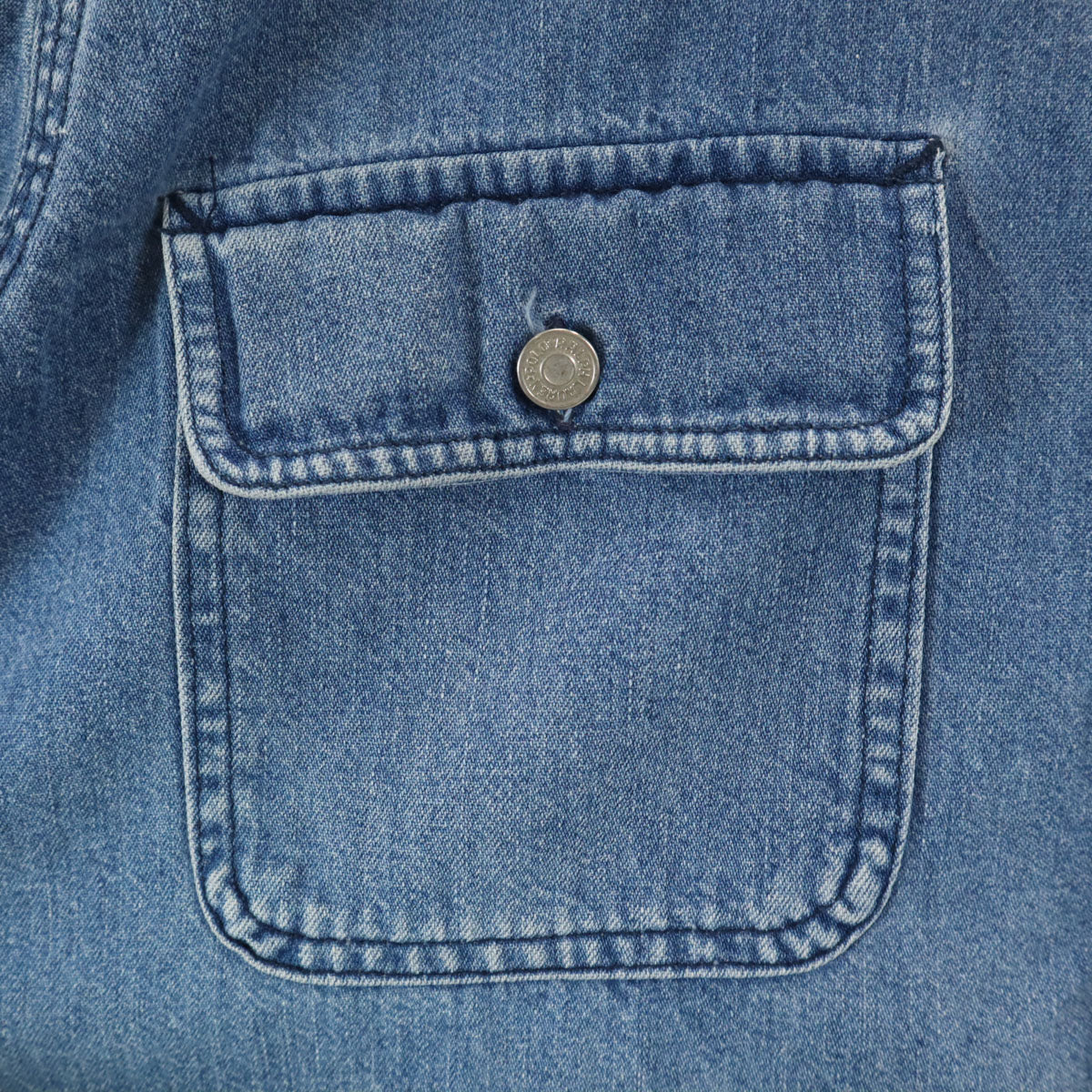 POLO RALPH LAUREN ポロラルフローレン USA製 長袖 デニムシャツ ブルー メンズ
