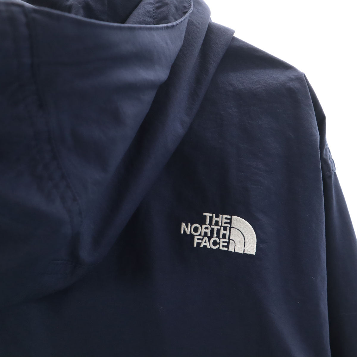 THE NORTH FACE ノースフェイス コンパクト アノラックパーカー XL ネイビー NP21735 アウトドア 収納袋付き メンズ