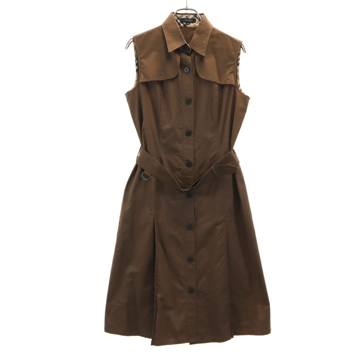 BURBERRY LONDON バーバリーロンドン ノースリーブ ワンピース 40