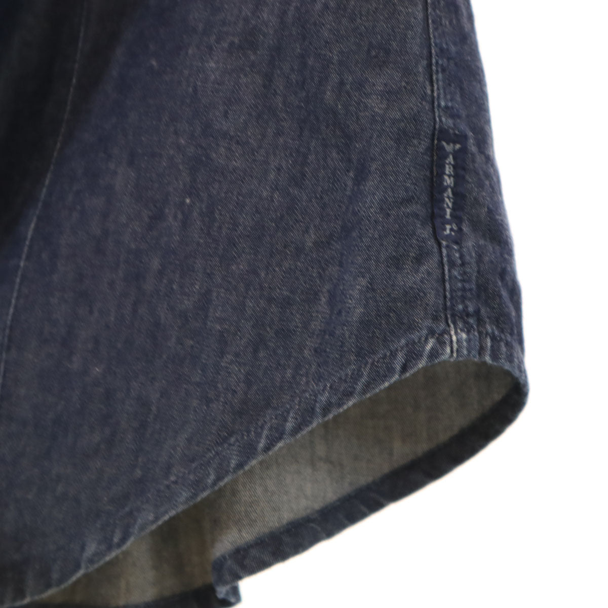 ARMANI JEANS アルマーニジーンズ イタリア製 長袖 シャンブレーシャツ 38 インディゴ レディース
