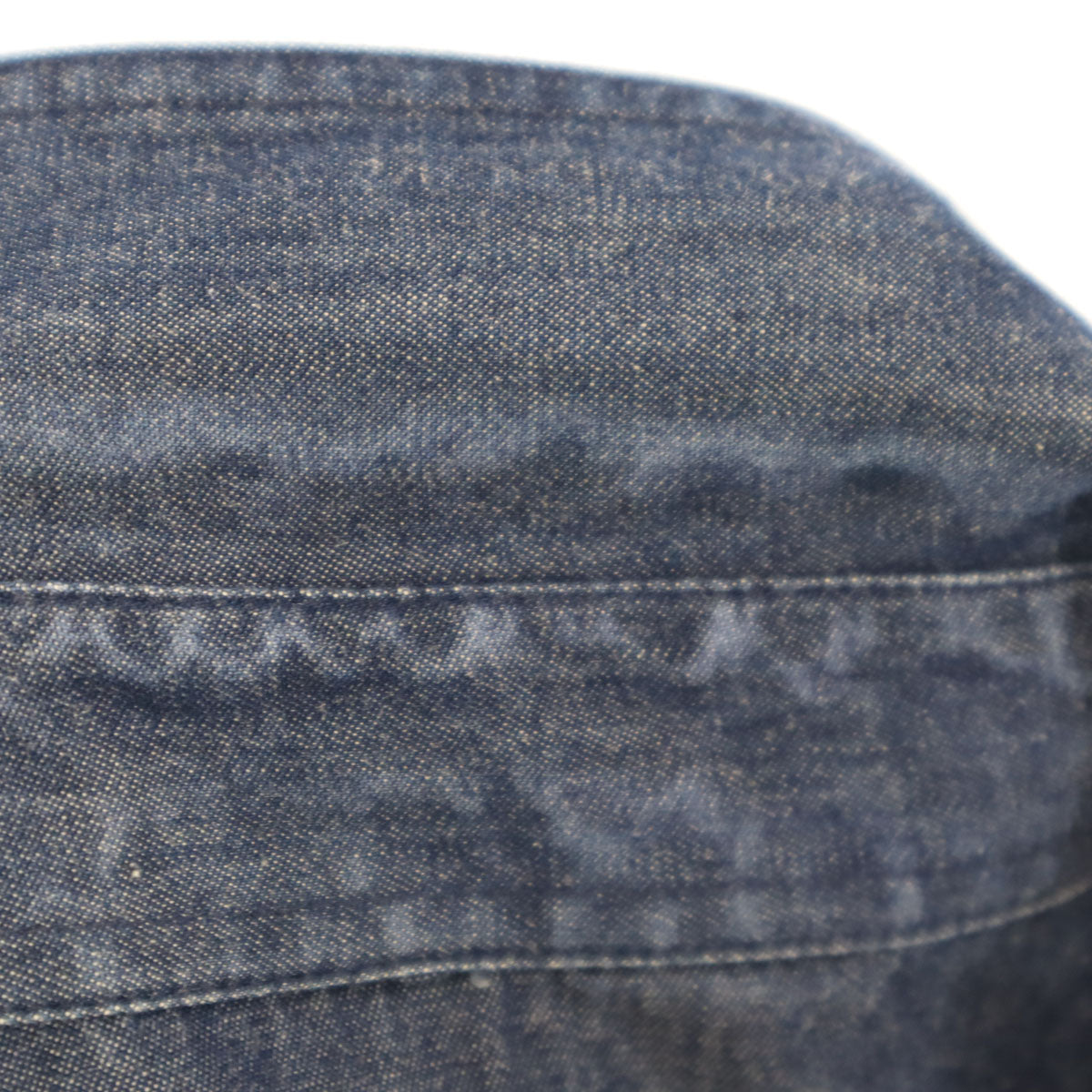 ARMANI JEANS アルマーニジーンズ イタリア製 長袖 シャンブレーシャツ 38 インディゴ レディース