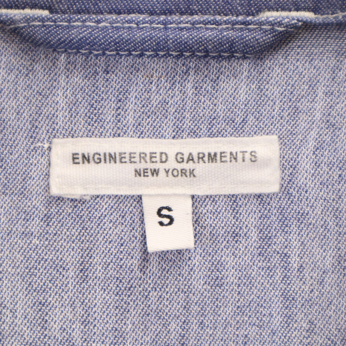 Engineered Garments エンジニアードガーメンツ USA製 シャンブレー カバーオール S 紫紺 メンズ