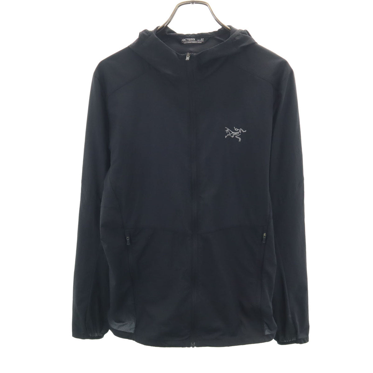 ARC'TERYX アークテリクス インセンド エアシェル フードジャケット S ブラック アウトドア メンズ
