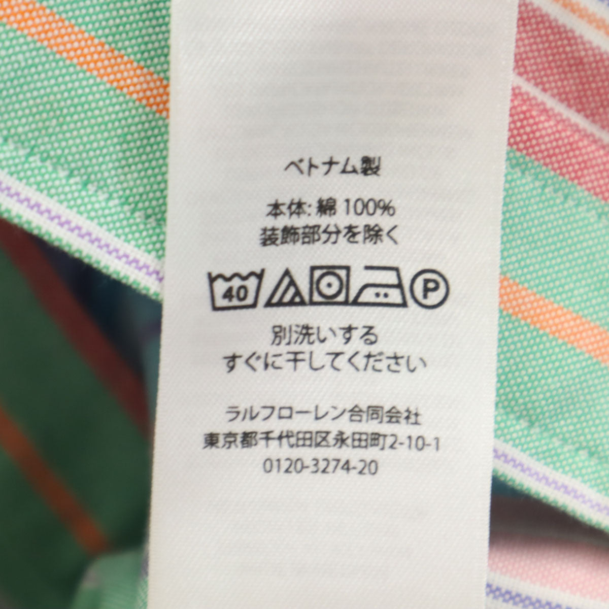 POLO RALPH LAUREN ポロラルフローレン ストライプ柄 長袖 ボタンダウンシャツ M マルチ メンズ