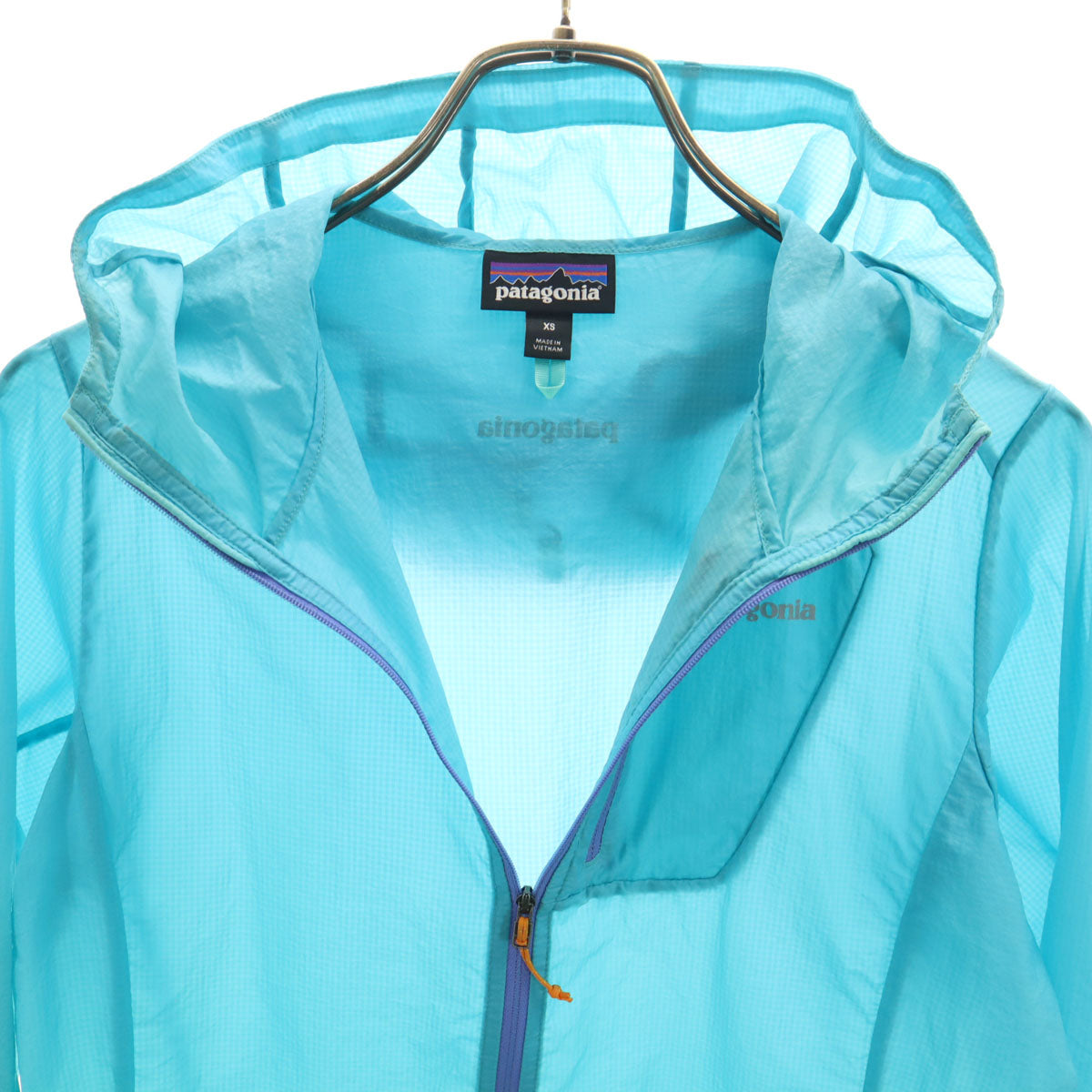 patagonia パタゴニア ナイロンジャケット XS 水色 24146SP16 アウトドア ポケッタブル レディース