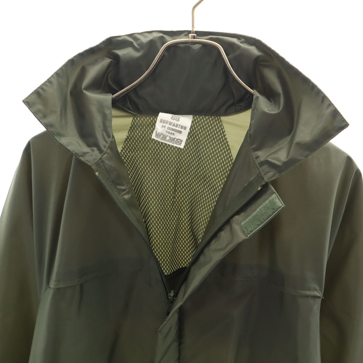 FRENCH ARMY フランス軍 80s ヴィンテージ レインジャケット 88 カーキ ポケッタブル ミリタリー メンズ