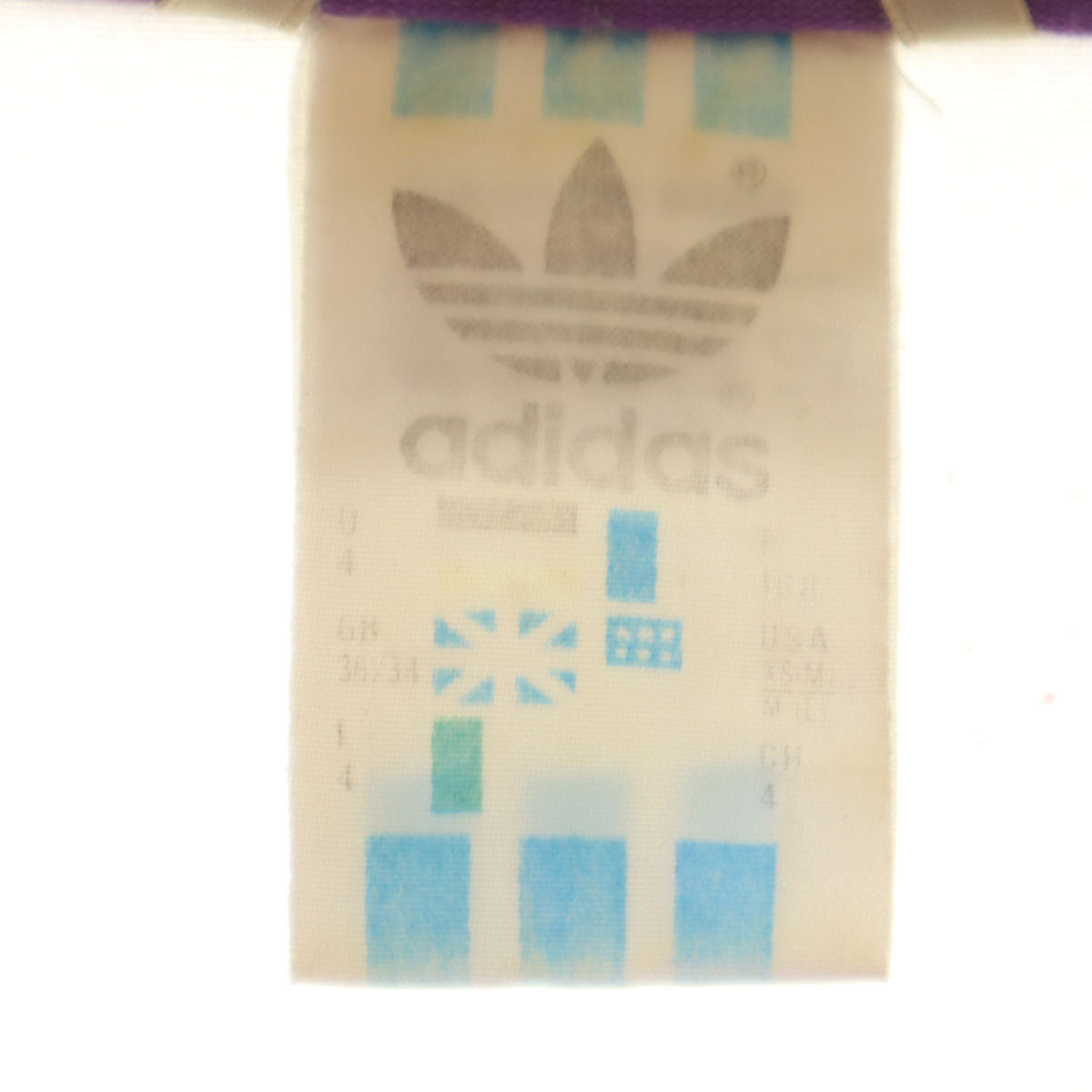 adidas アディダス 80s ヴィンテージ ブルゾン 4 パープル ジャケット メンズ