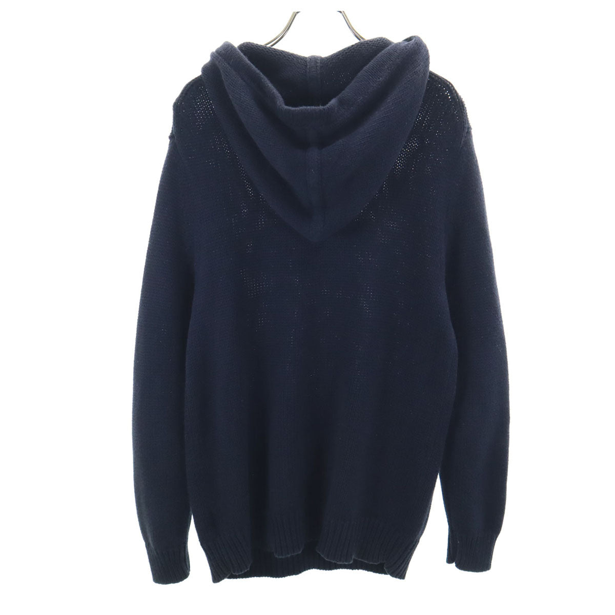 GAP ギャップ 長袖 ダッフル ニット パーカー M ネイビー プルオーバー メンズ