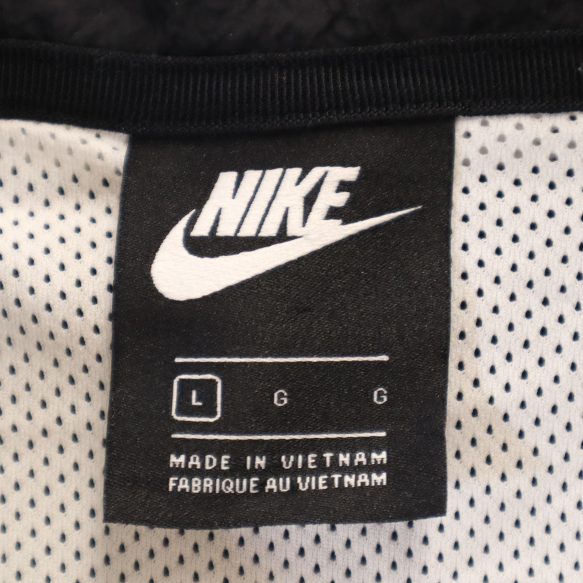 NIKE ナイキ ビックスウォッシュ ナイロンジャケット L ブラック メンズ