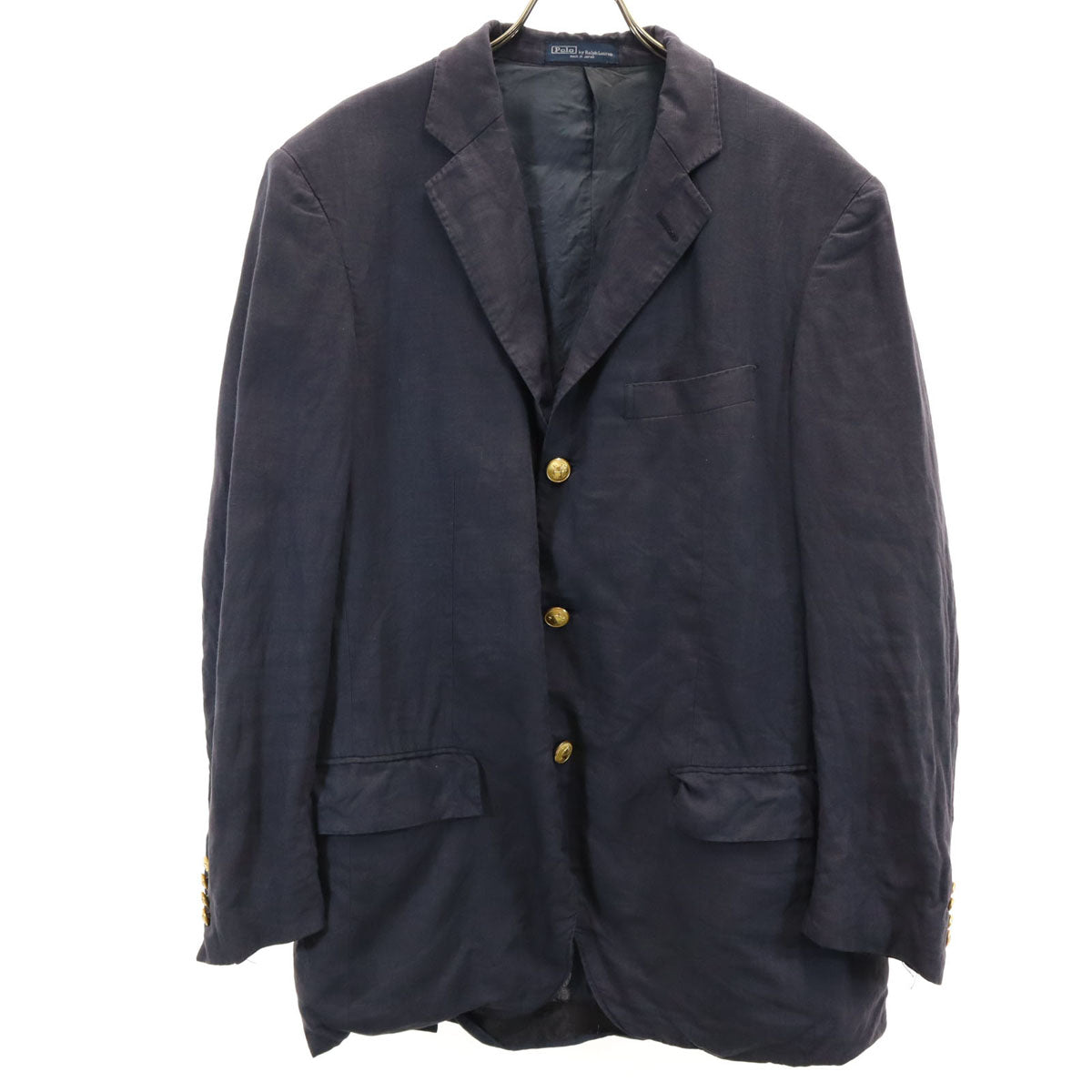 Polo by Ralph Lauren ポロバイラルフローレン リネン100％ テーラードジャケット C102-W94-T180 B7 グレー系 メンズ