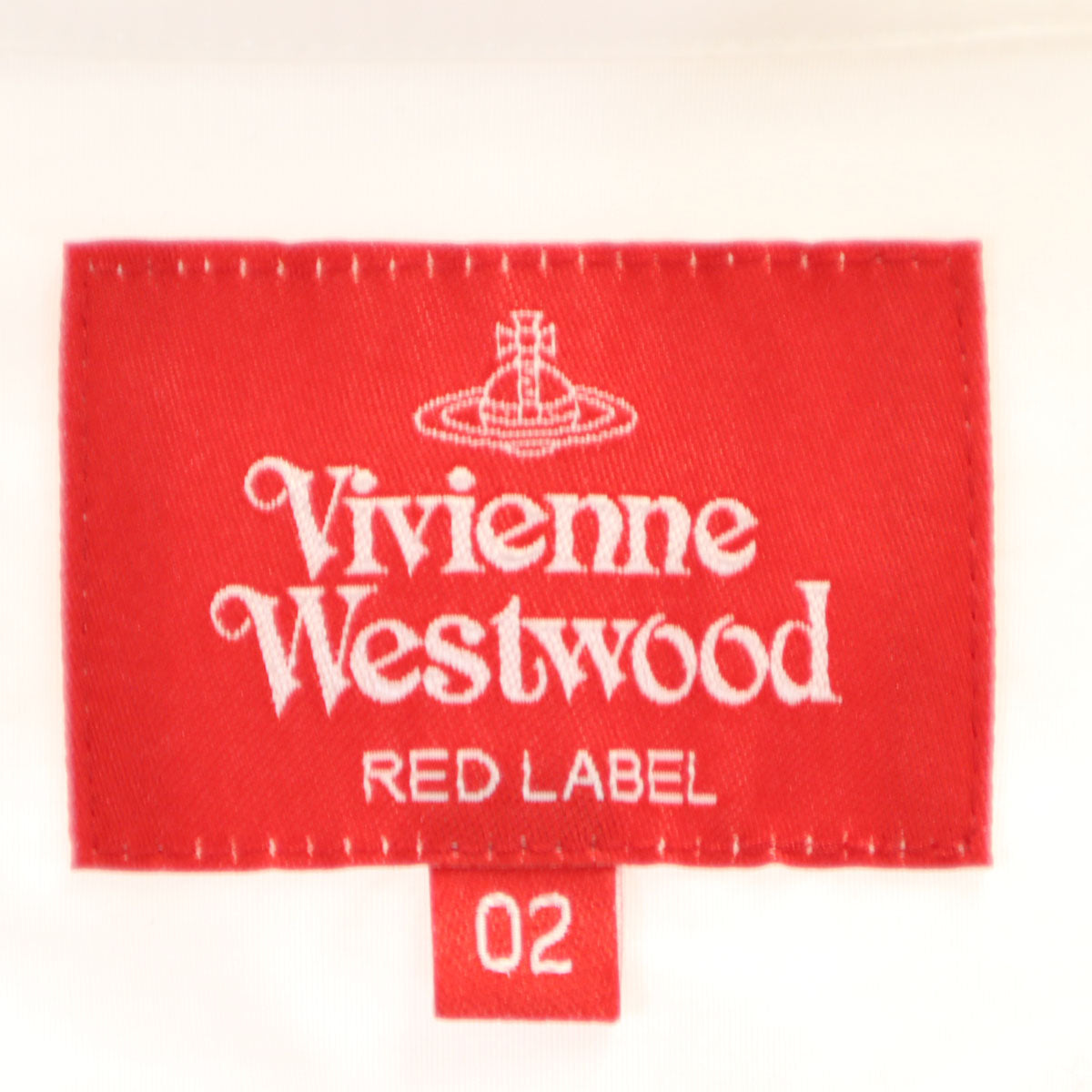 Vivienne Westwood Red Label ヴィヴィアンウエストウッド レッドレーベル 日本製 長袖 シャツ 2 ホワイト レディース