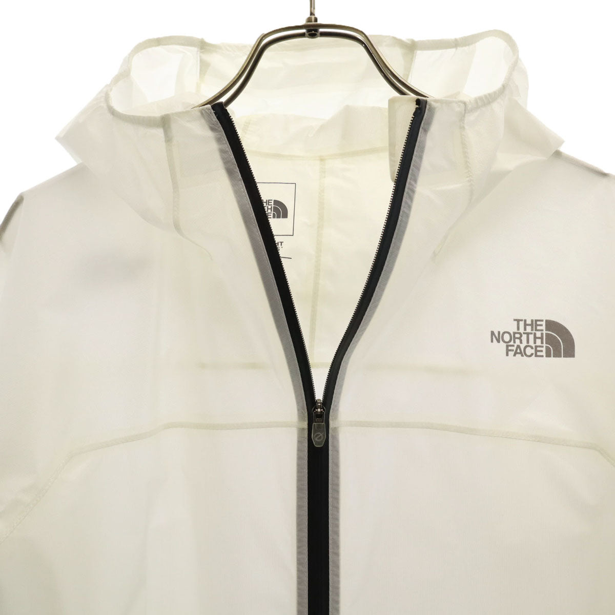 THE NORTH FACE ノースフェイス ストライクトレイル フードジャケット L ホワイト NP61971 アウトドア 収納袋付き メンズ