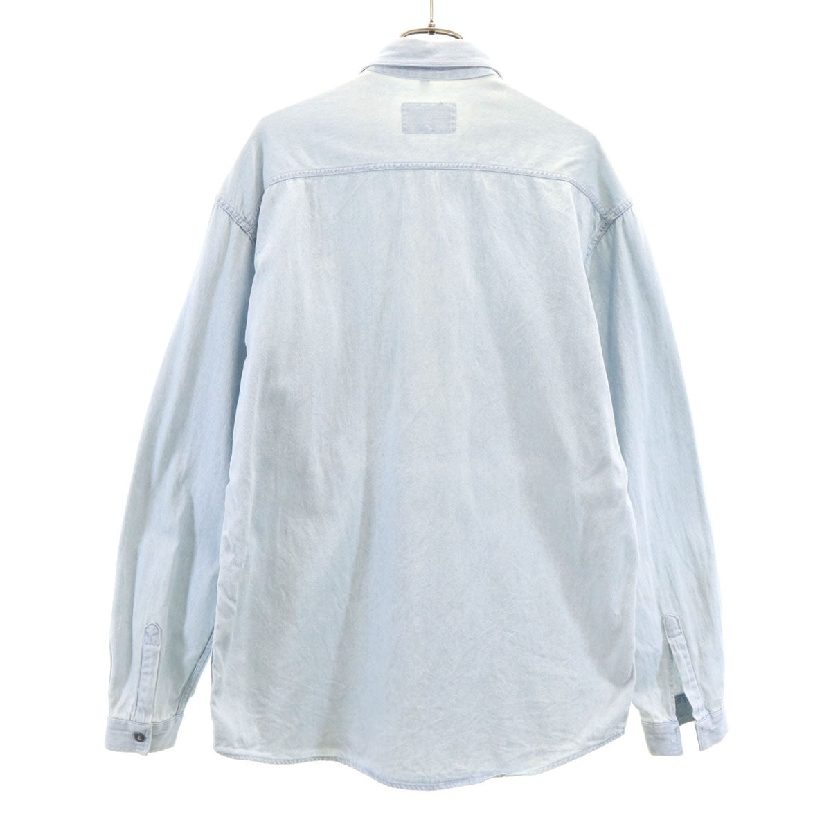 ARMANI JEANS アルマーニジーンズ 90s イタリア製 オールド 長袖 デニムシャツ S ブルー系 メンズ