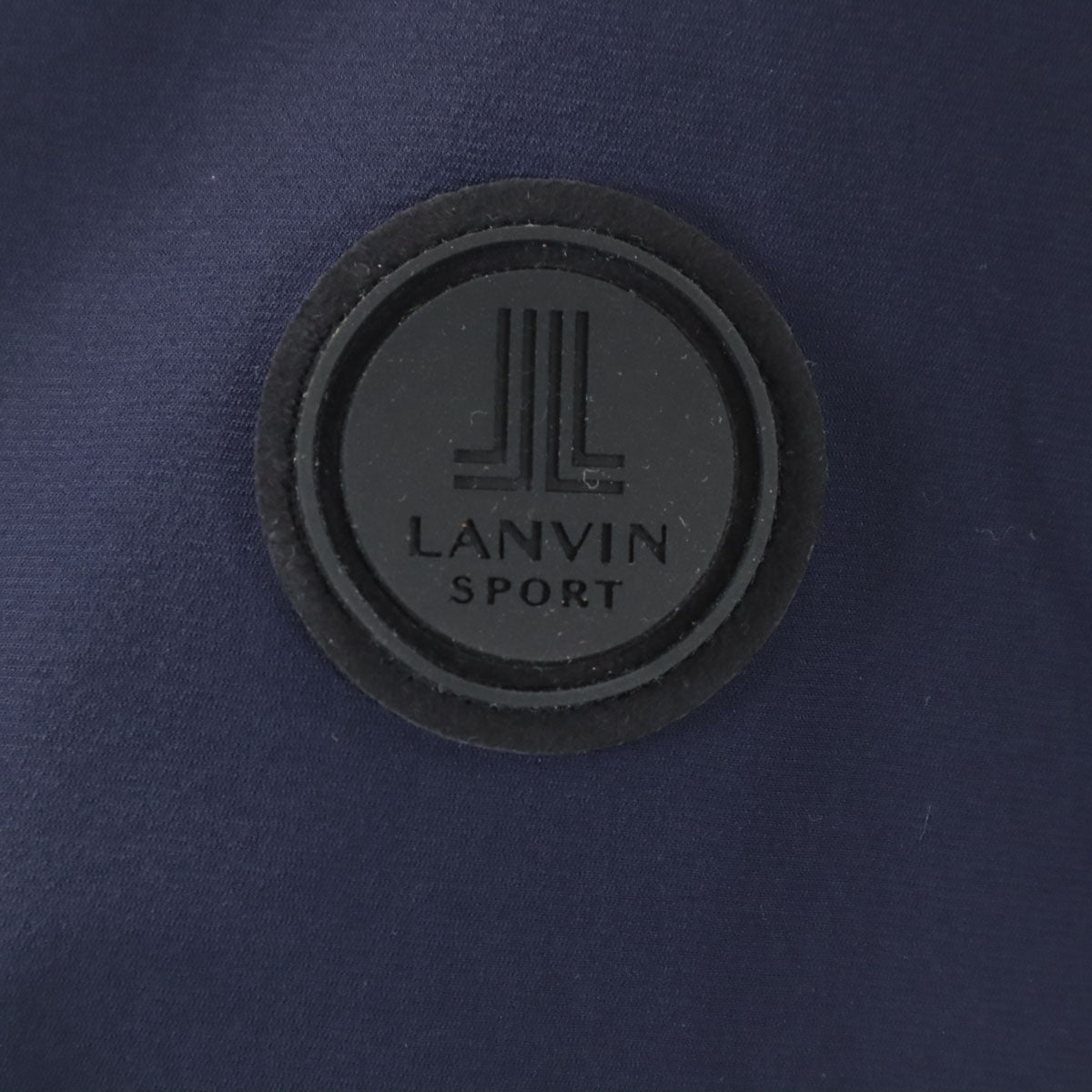 美品 LANVIN SPORT ランバンスポール ゴルフ ベスト 40 ネイビー メンズ