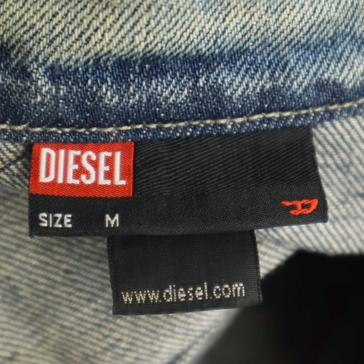 DIESEL ディーゼル イタリア製 デニムジャケット M ウォッシュブルー ジージャン トラッカー メンズ
