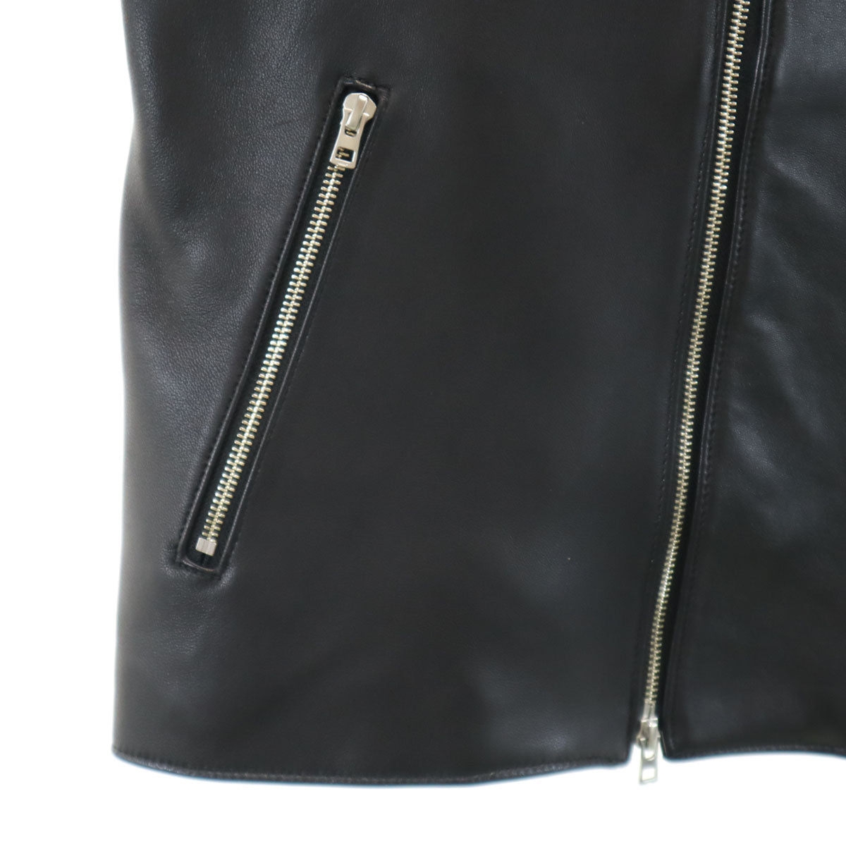 LIDNM リドム 羊革 レザージャケット S ブラック メンズ