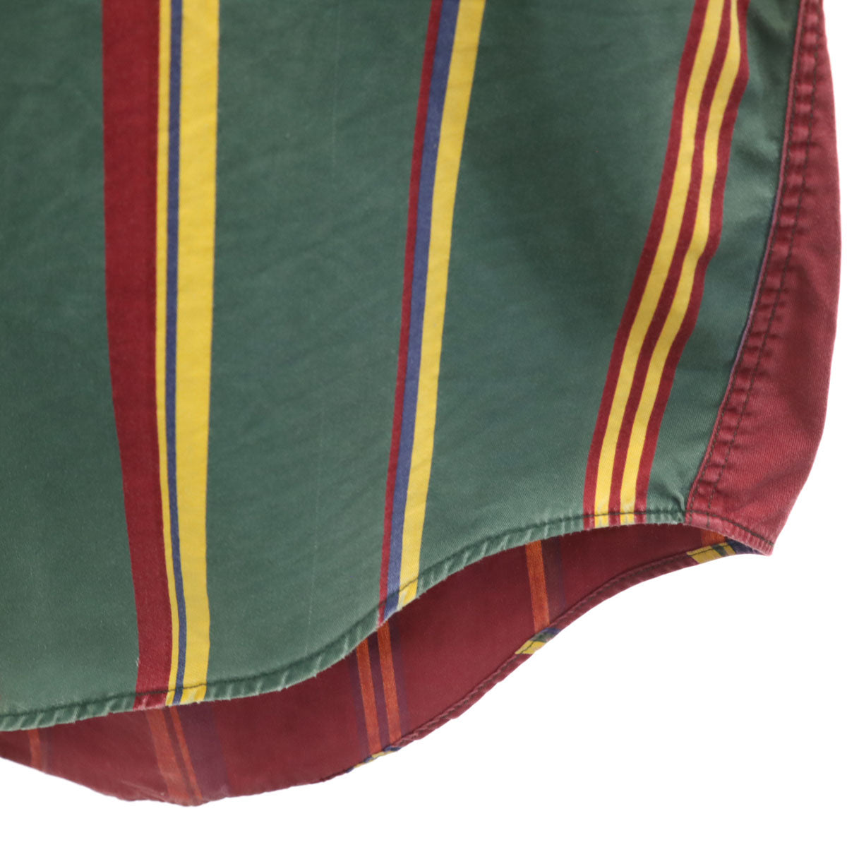 TOMMY HILFIGER トミーヒルフィガー 90s オールド ストライプ柄 長袖 ボタンダウンシャツ XL マルチ メンズ
