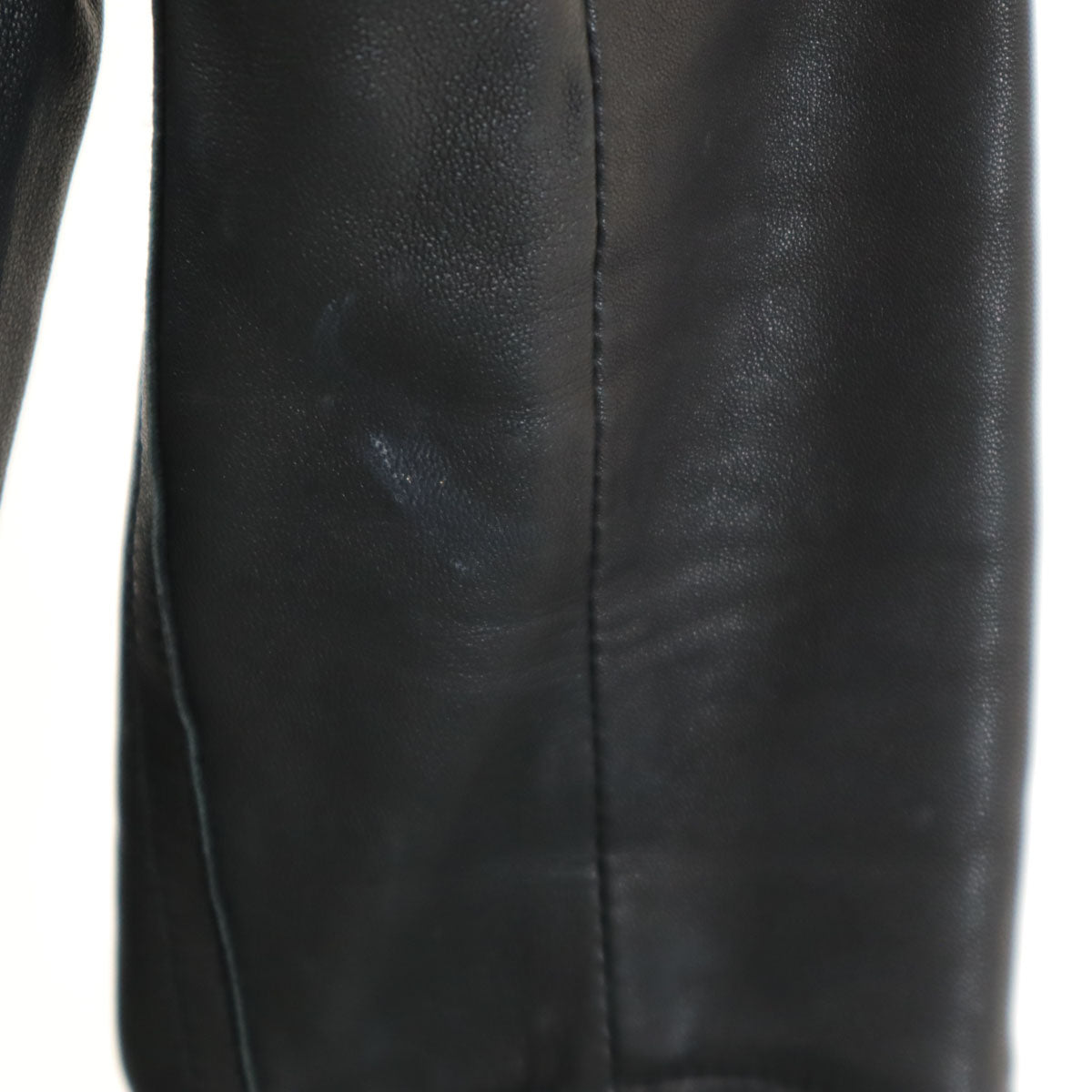 MACPHEE マカフィー 羊革 レザージャケット 38 ブラック レディース