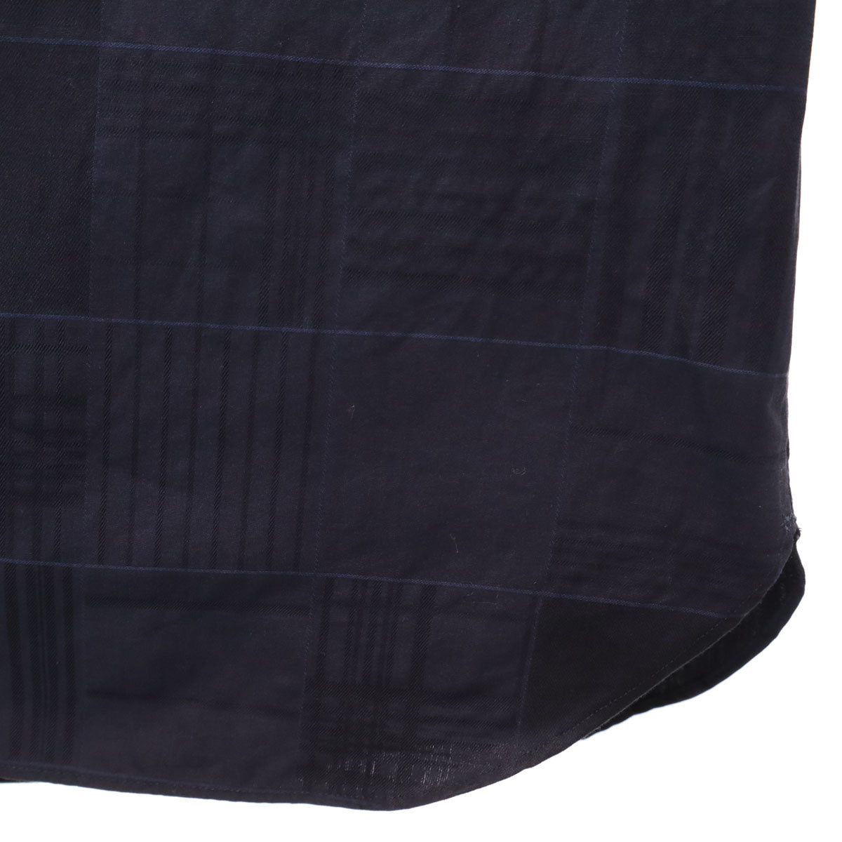 LANVIN LA COLLECTION ランバンコレクション 日本製 長袖 ボタンダウンシャツ L ネイビー メンズ